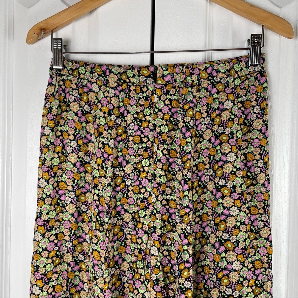 Philosophy Floral Midi Skirt Women’s S Ditzy Dainty Cottagecore Cabin Fairy Slit - Picture 7 of 14